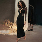 Davina Midi Dress Black
