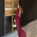Mulberry Maxi Dress Maroon