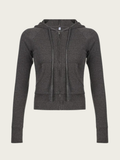 Isabel Knitted Zip Hoodie