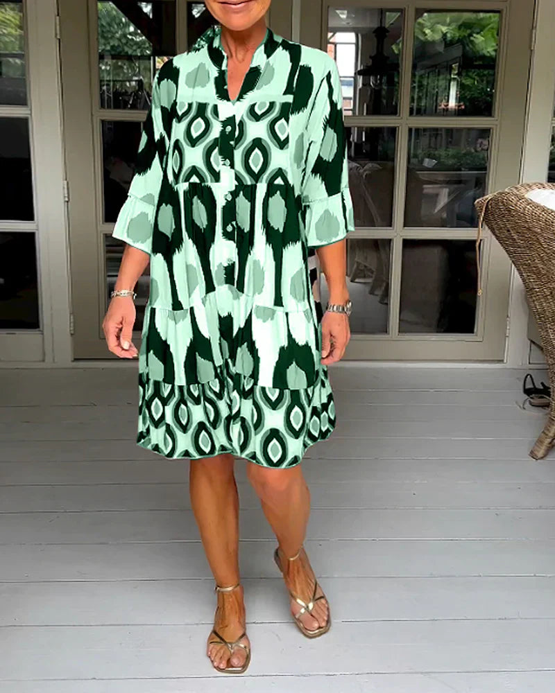 Ilona Statement Casual Dress Elevated Occasion Wear