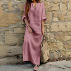 Natasha Chic Cotton and Linen Dress Silhouette Collection