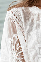 Better By The Day Lace Embroidery Short Sleeve Top - 5 Colors