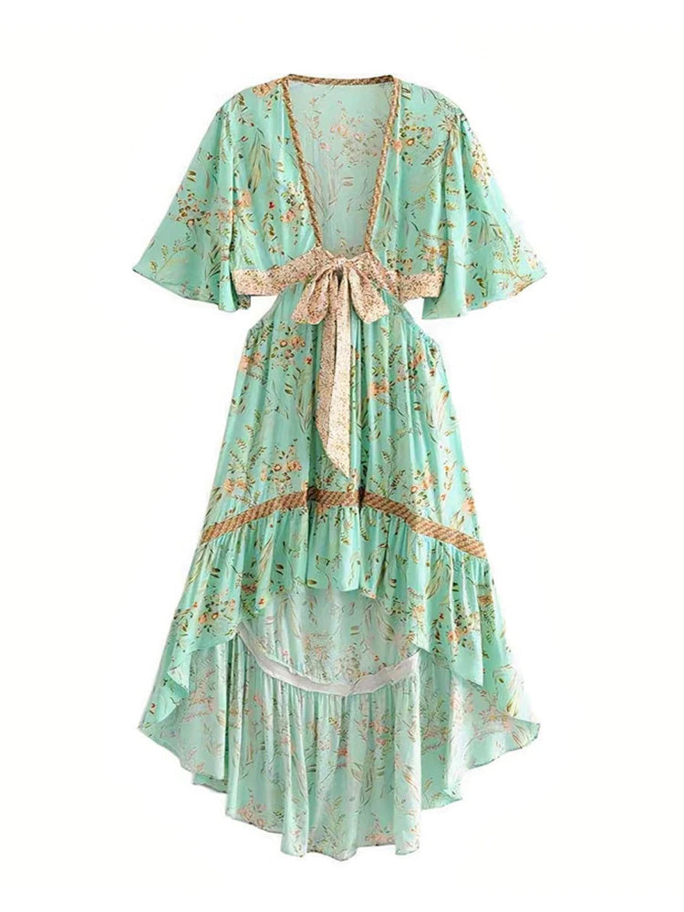 High-Low Midi Dress