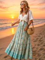 Printed Half Dress