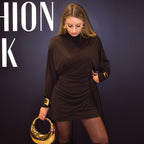 Jeannie Mini Dress Brown