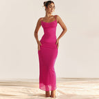 Jasmine Dress Rose Red