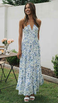 River Maxi Dress Blue