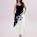 Silvia Boutique Long Color Block Dress Collection