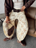 Vintage Lace Casual Pants