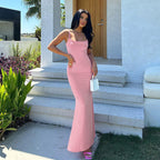 Hellebore Maxi Dress Pink