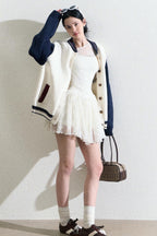 Varsity-Style Cardigan Jacket
