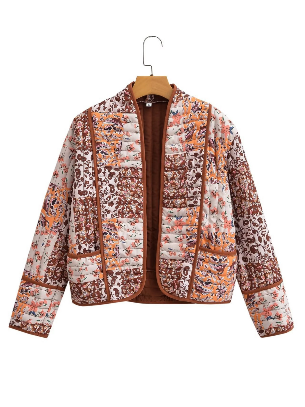 Analiese Printed V-Neck Jacket