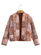 Analiese Printed V-Neck Jacket