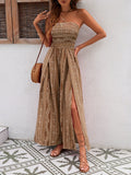 Breezy Flattering Slit Maxi Dress