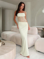 Stella Maxi Dress Apricot