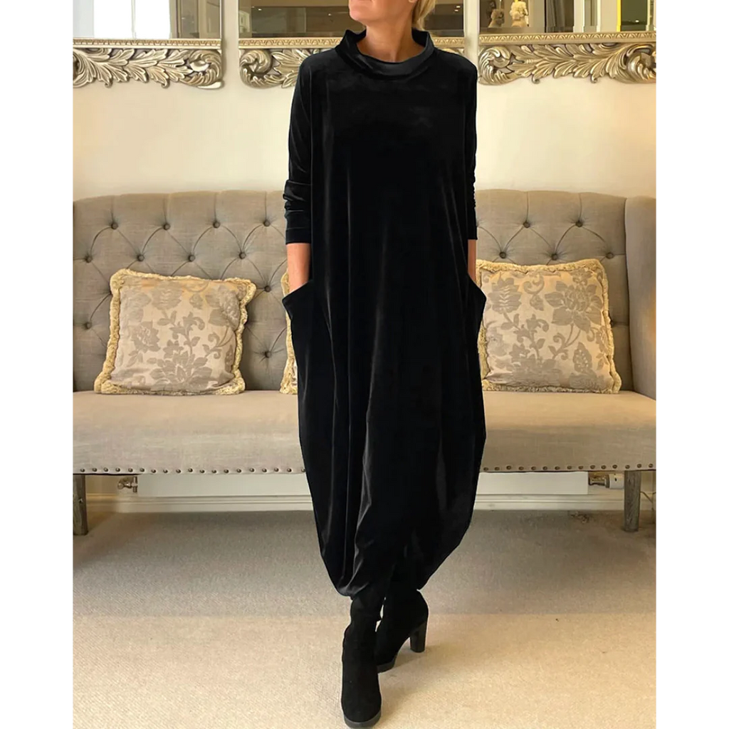 Galatea Chic Dress with Pockets Evening Wear Edit
