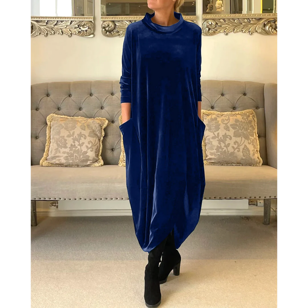 Galatea Chic Dress with Pockets Evening Wear Edit