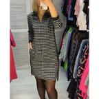 Eos Button Dress for Women Brunch Outfit Idea