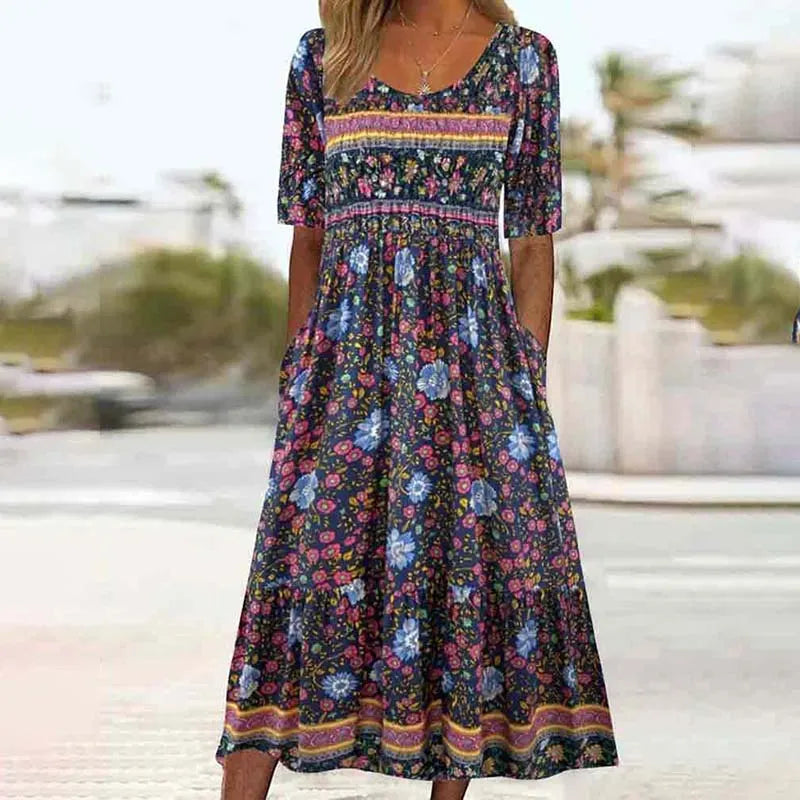 Hasibe Premium Bohemian Dress Statement Occasion Edit