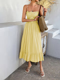 Proval Midi Dress Yellow