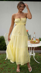 Saz Maxi Dress Yellow