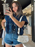 Pocket Denim Waistcoat
