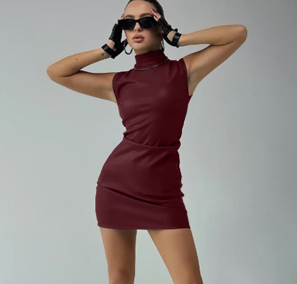 Bilbury Mini Dress Maroon