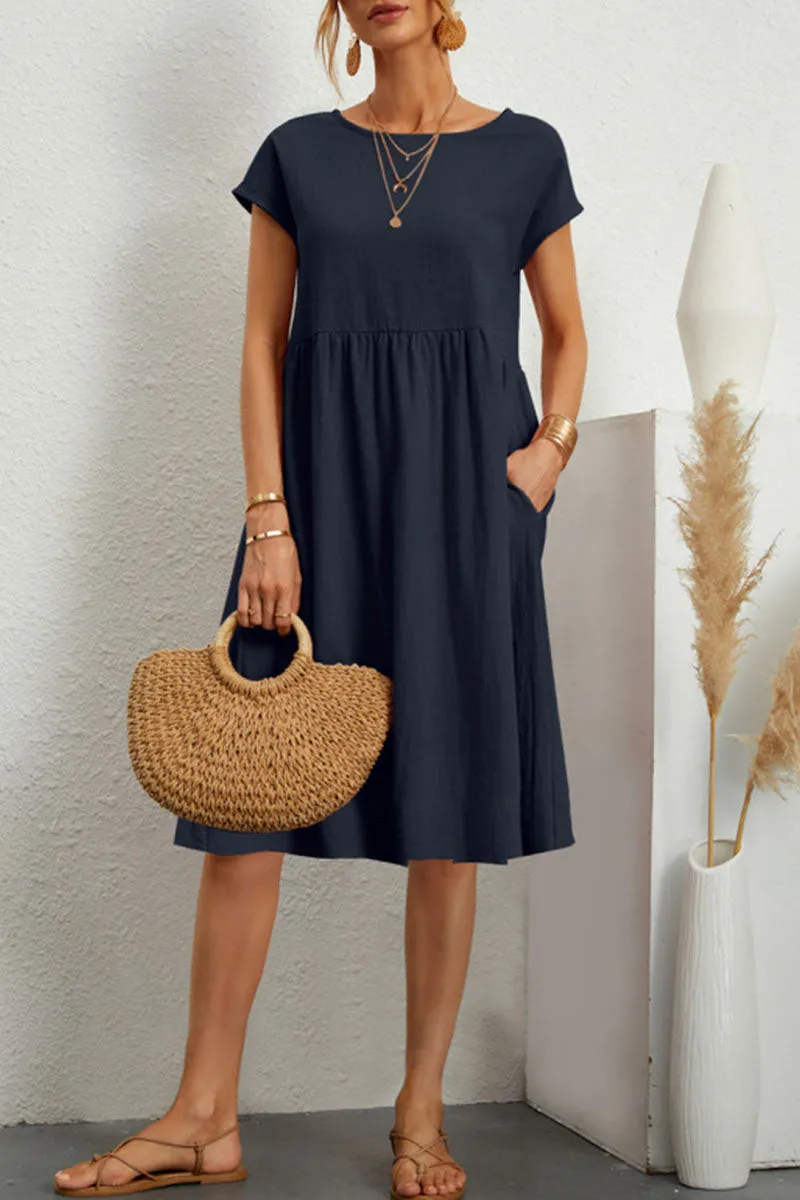 Lydia Timeless Women's Casual Colorful Dress Evening Wear Edit