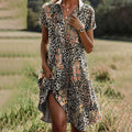 Gilda Premium Vintage Floral Print Dress Statement Occasion Edit