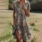Gilda Premium Vintage Floral Print Dress Statement Occasion Edit