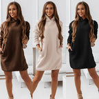 Classic Ileana Womens Hooded Dress Dress for Modern Fashion Wear