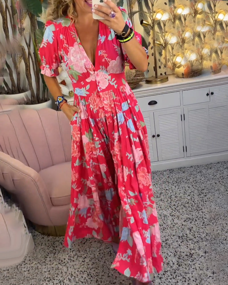 Ursula Exclusive Dress with Floral Enchantment Boutique Collection