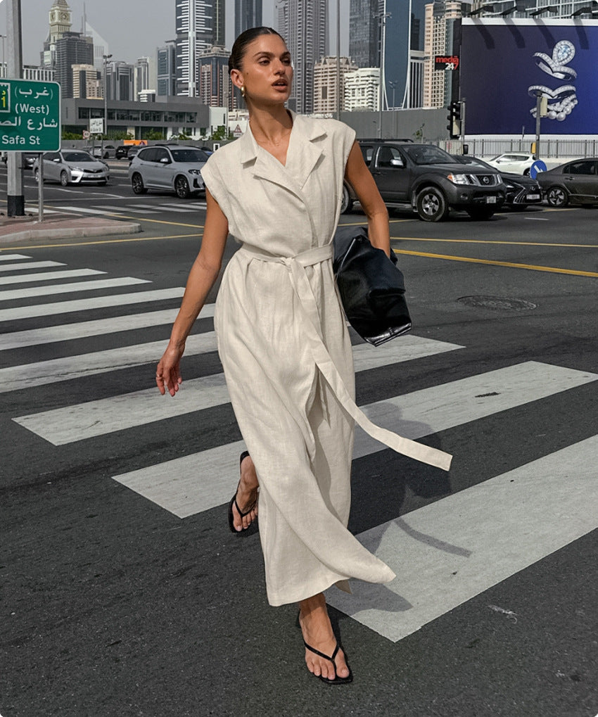 Rustin Midi Dress Khaki