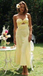 Calico Dress Yellow