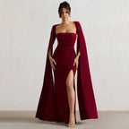 Symphony Dress Maroon