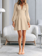 Like a Lady Mini Dress Khaki