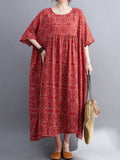 Room For You Printed Smock Dress