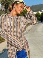 Maxi Dress Holiday Beach - Brown
