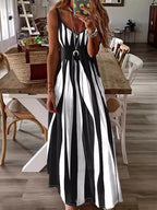 Geometric Sling Dress