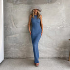 Parson Maxi Dress Blue