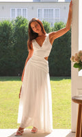 Cherry Dream Dress White