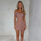 Galvin Mini Dress Khaki
