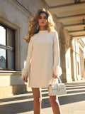 Feather Touch Mini Dress