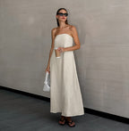 Martina Maxi Dress Beige
