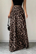 Sexy High Waist A Line Maxi Skirt