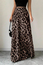 Sexy High Waist A Line Maxi Skirt