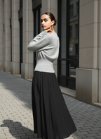 Half Zip Graceful Fuzzy Sweater