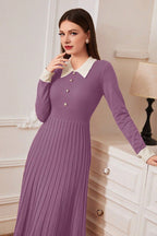 Vintage Knit A-Line Sweater Dress