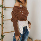 Knitted Wrap Shrugs For Women
