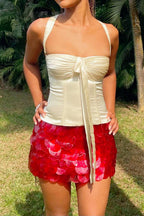 Glitter Bodycon Party Mini Skirt
